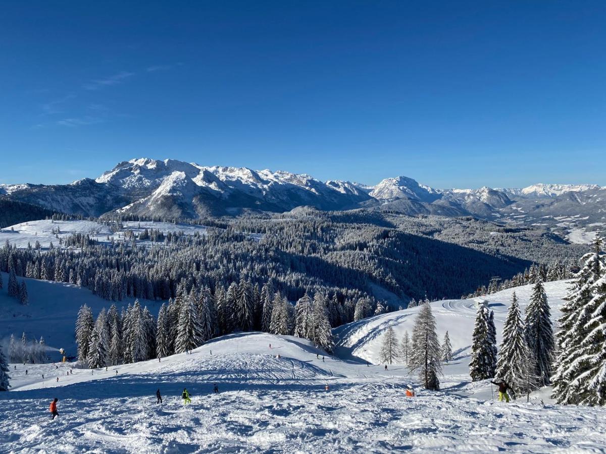 Ferienwohnung Dachstein Mountainview Gosau Exterior foto