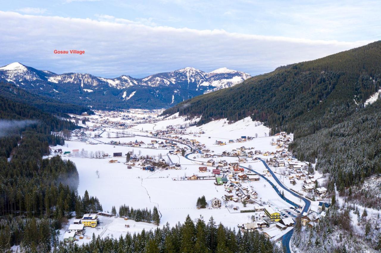 Ferienwohnung Dachstein Mountainview Gosau Exterior foto