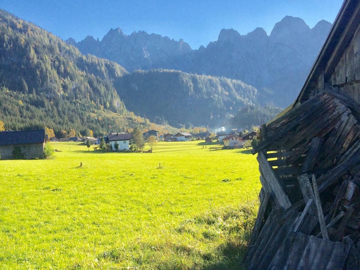 Ferienwohnung Dachstein Mountainview Gosau Exterior foto