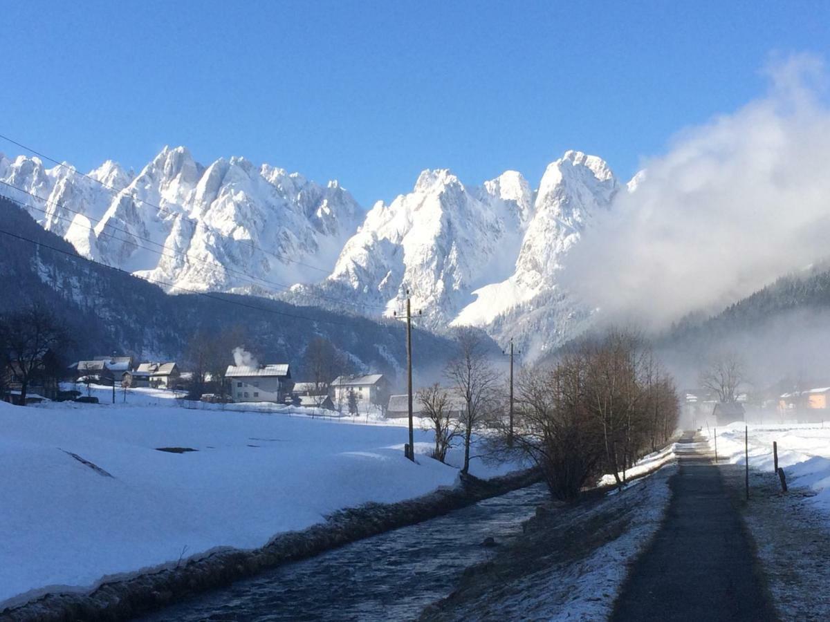 Ferienwohnung Dachstein Mountainview Gosau Exterior foto