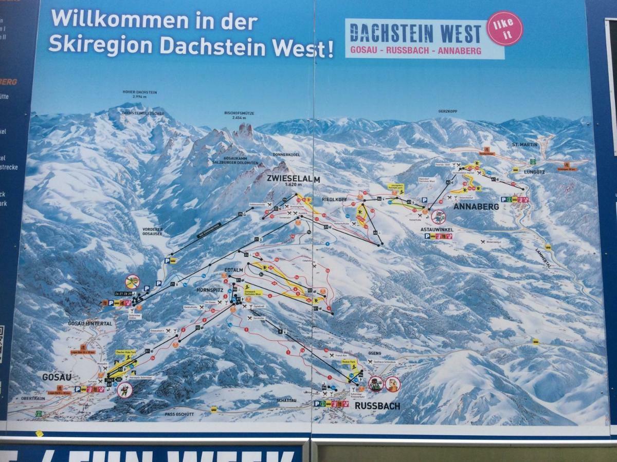 Ferienwohnung Dachstein Mountainview Gosau Exterior foto