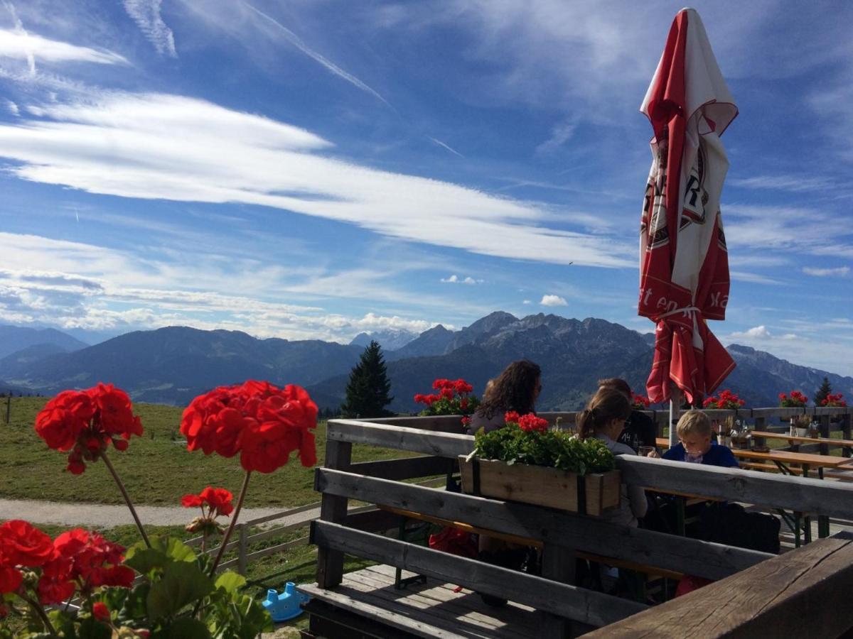 Ferienwohnung Dachstein Mountainview Gosau Exterior foto