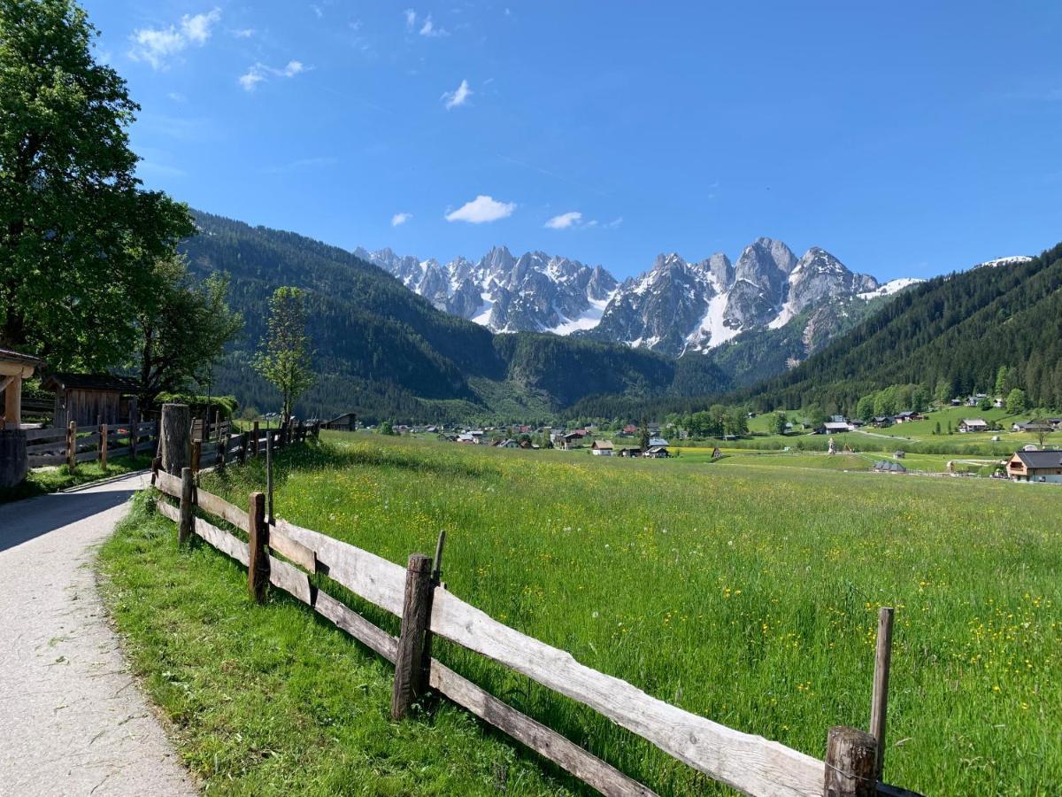 Ferienwohnung Dachstein Mountainview Gosau Exterior foto